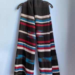 Black Patterned Scarf